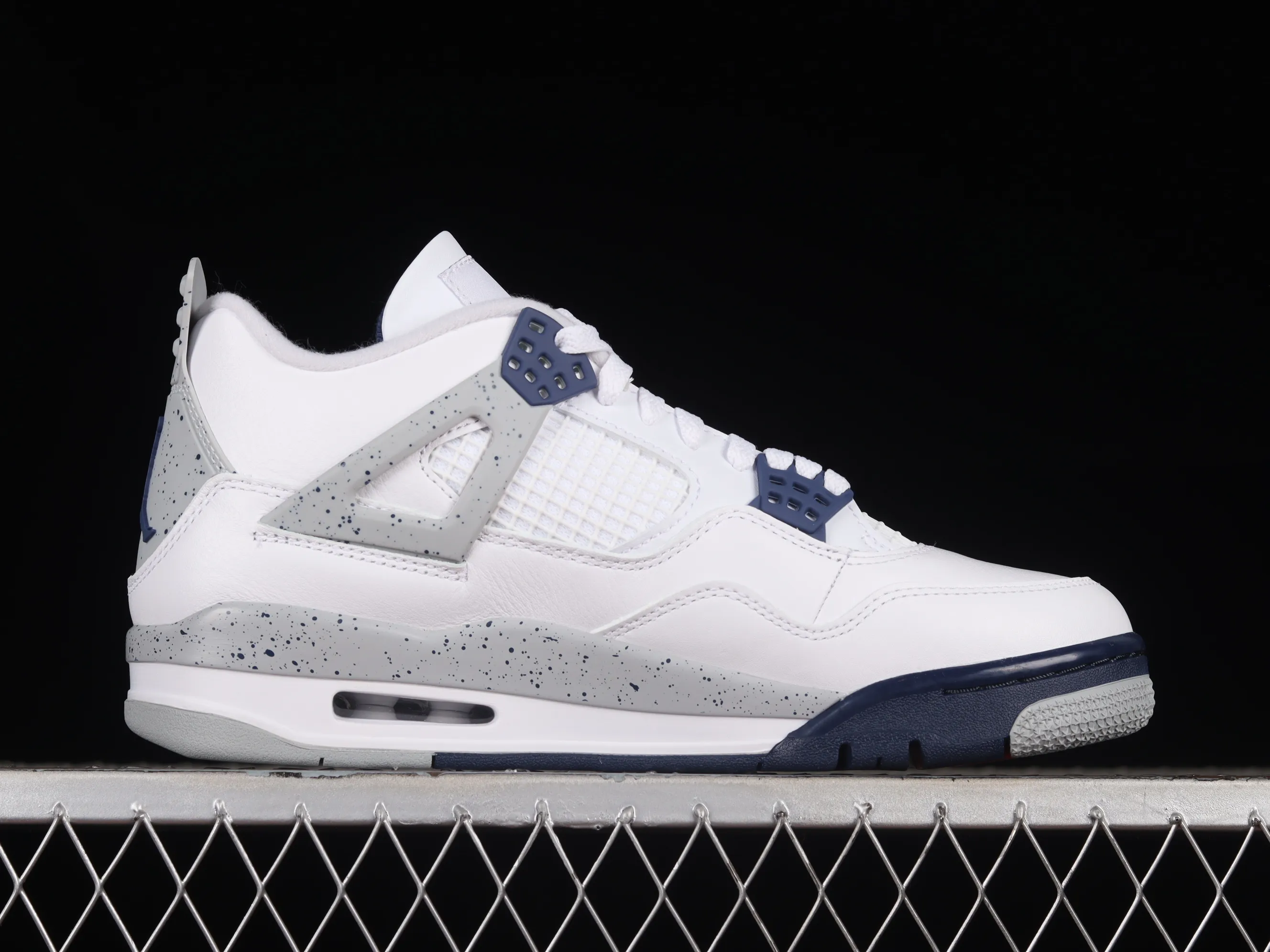 All categories Air Jordan Jordan series basketball shoes Air Jordan 4 LJR version Air Jordan 4 Retro "Midnight Navy" AJ4 Joe 4 Midnight Blue Men's cultural basketball shoes DH6927-140